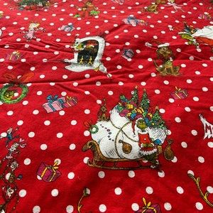 PotteryBarn Grinch Fleece Duvet